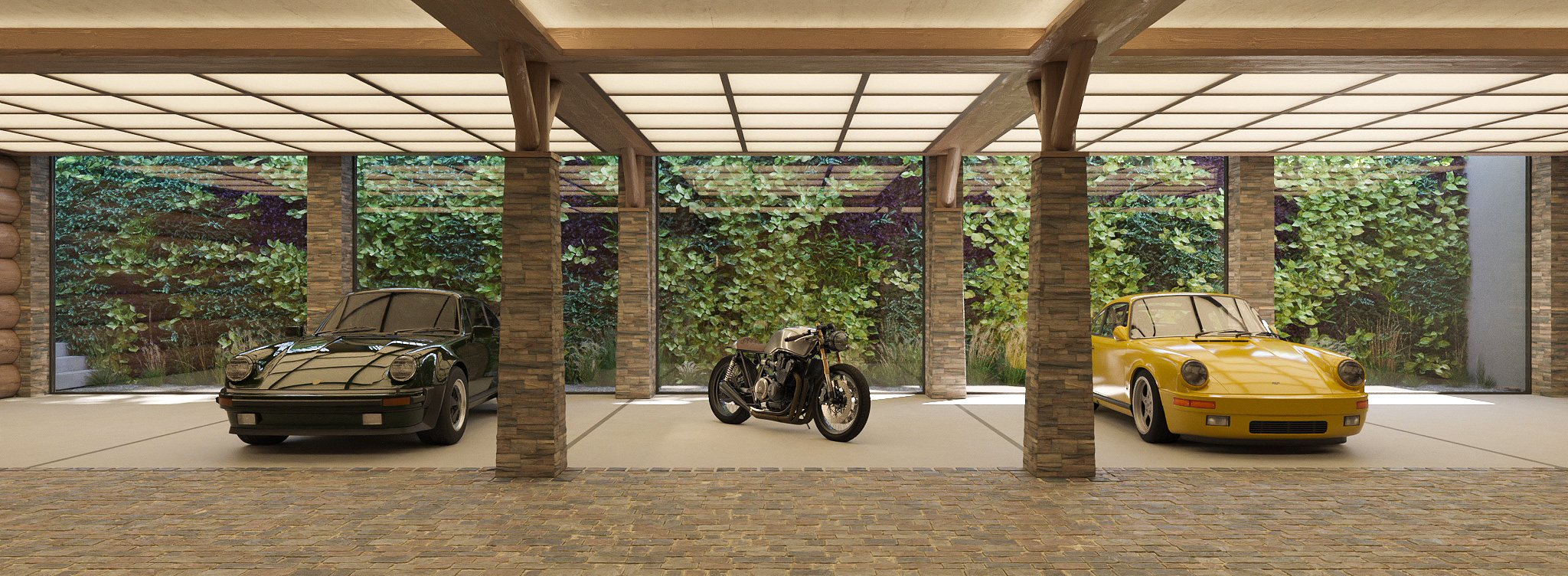 Luxusgarage in der Schweiz