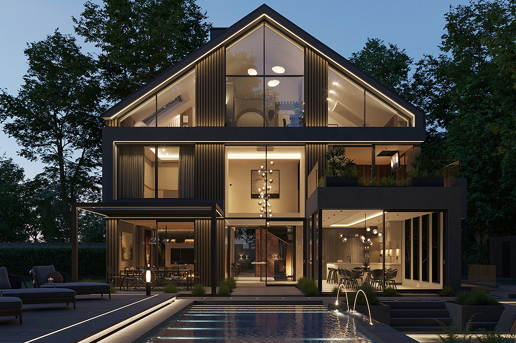 Visualisierung Villa