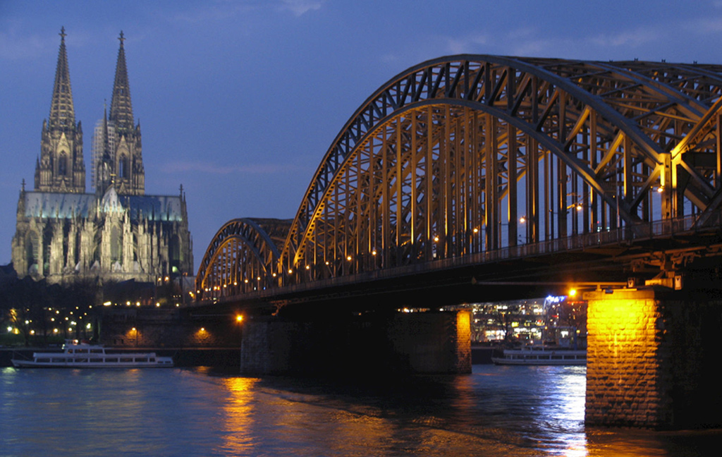 Beleuchtung Hohenzollernbrücke